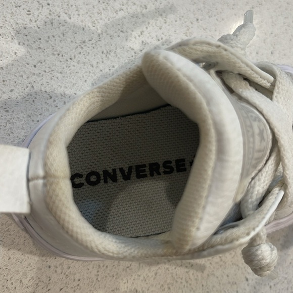 All Stars Converse White Baby Sneakers Size 2 - Picture 11 of 11